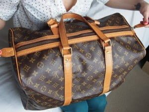 A fake Louis Vuitton bag